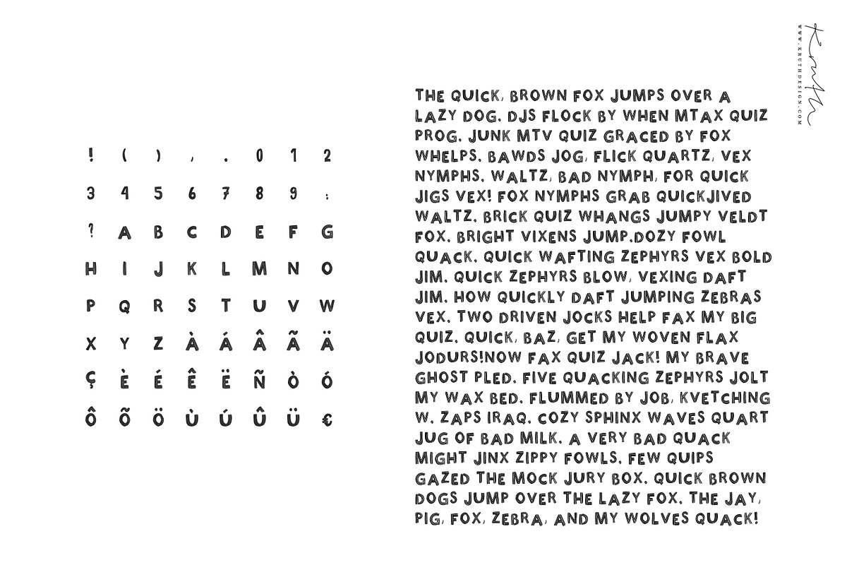 The Stripe Font / striped fonts, a Script Font by KruthDesign (Photo 2 of 11)