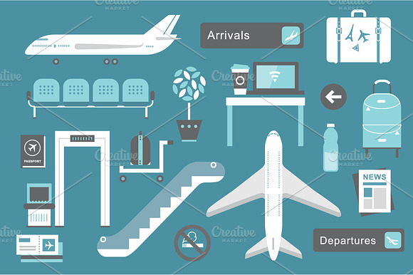 Airport icons preview 4