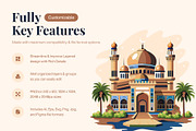Mosque Illustration Art Set, a Decorative Illustration by Prosymbols (Thumbnail 2 of 10)