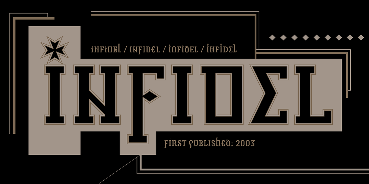 Infidel, a Serif Font by Barnbrook Fonts (Photo 1 of 5)