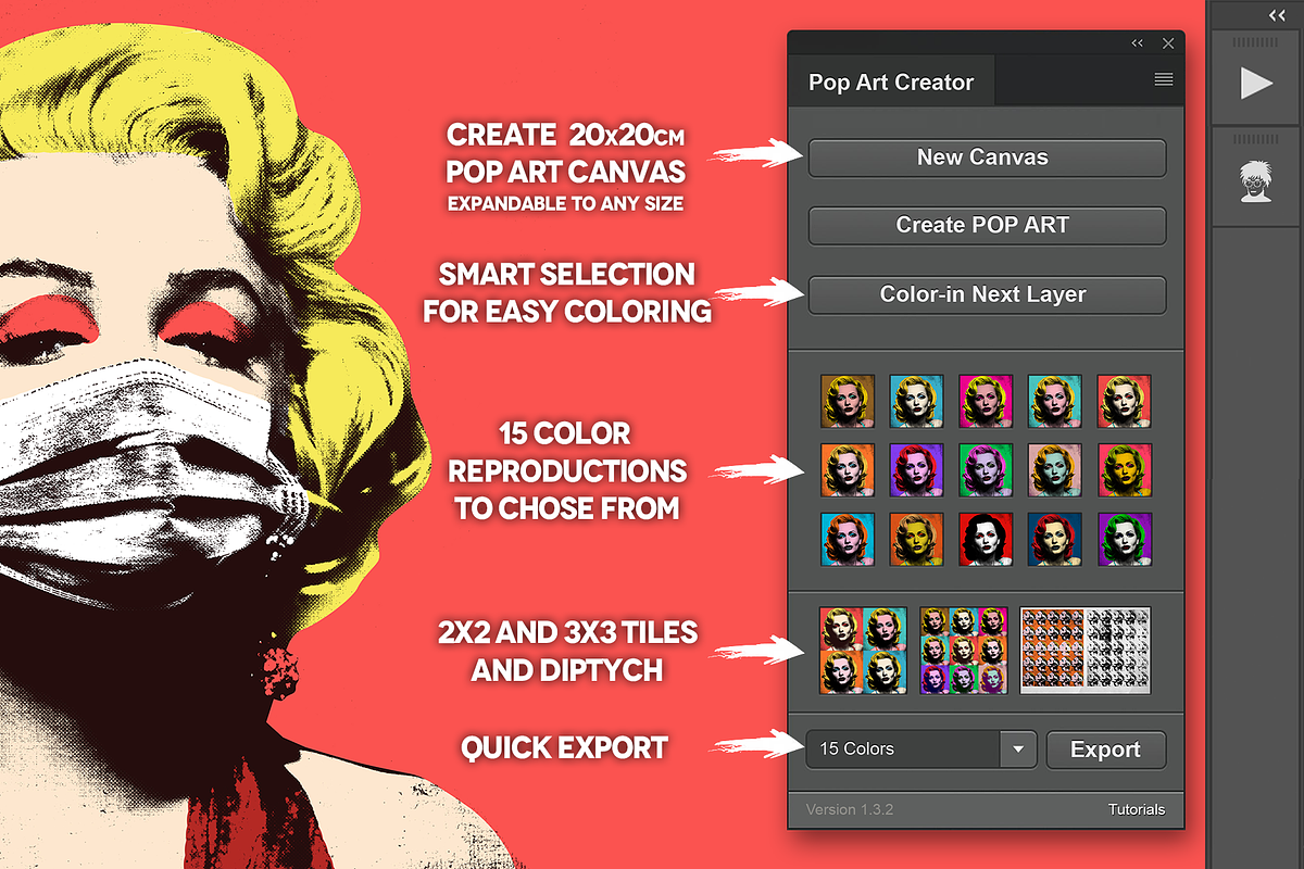 POP ART Creator - Photoshop Plugin, an Action Add-On by CANofART by TheAlikA (Photo 9 of 9)