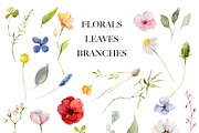 Wildflowers Floral Clipart Set, a Decorative Illustration by anastasiia.art (Thumbnail 7 of 9)