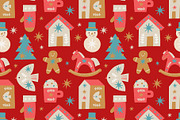 Merry Christmas Clipart, a Decorative Illustration by Barkova Nadya (Thumbnail 5 of 9)