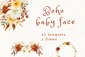 Boho Baby Animal Face