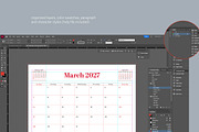 2027 Landscape Calendar Template, a Stationery Template by R-studio (Thumbnail 6 of 8)
