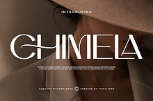 Chimela - Elegant Sans Serif Font