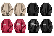 Crewneck Sweatshirt Mockup, a Shirt Mockup by Irhasalfahad (Thumbnail 3 of 3)