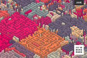 Isometric Vector | Rounded Shapes, a Background Graphic by dvtchk (Thumbnail 5 of 12)