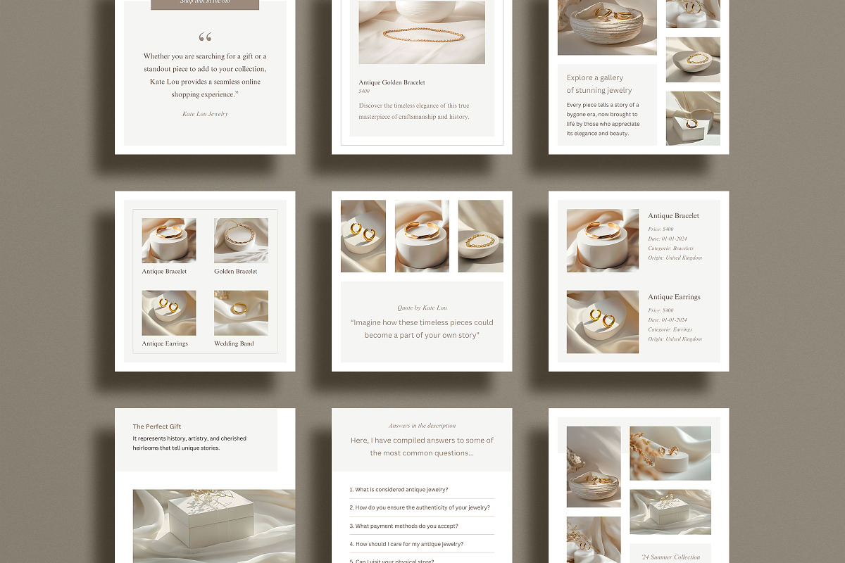Kate Lou Social Media Kit, a Social Media Template by Ruben Stom (Photo 7 of 20)