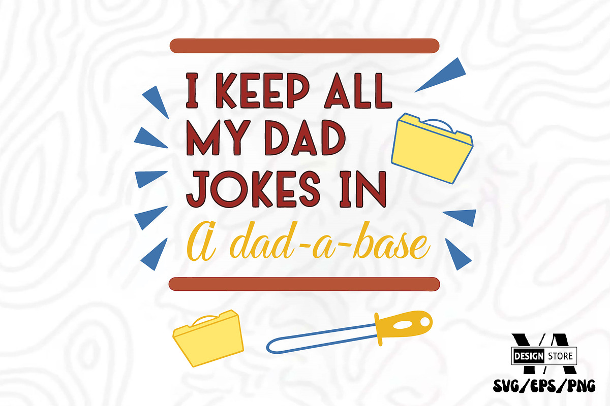 Funny Dad Father’s Day SVG Bundle, an Object Illustration by Ya_ Design Store (Photo 28 of 40)