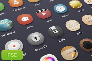 High Quality System Icon Set