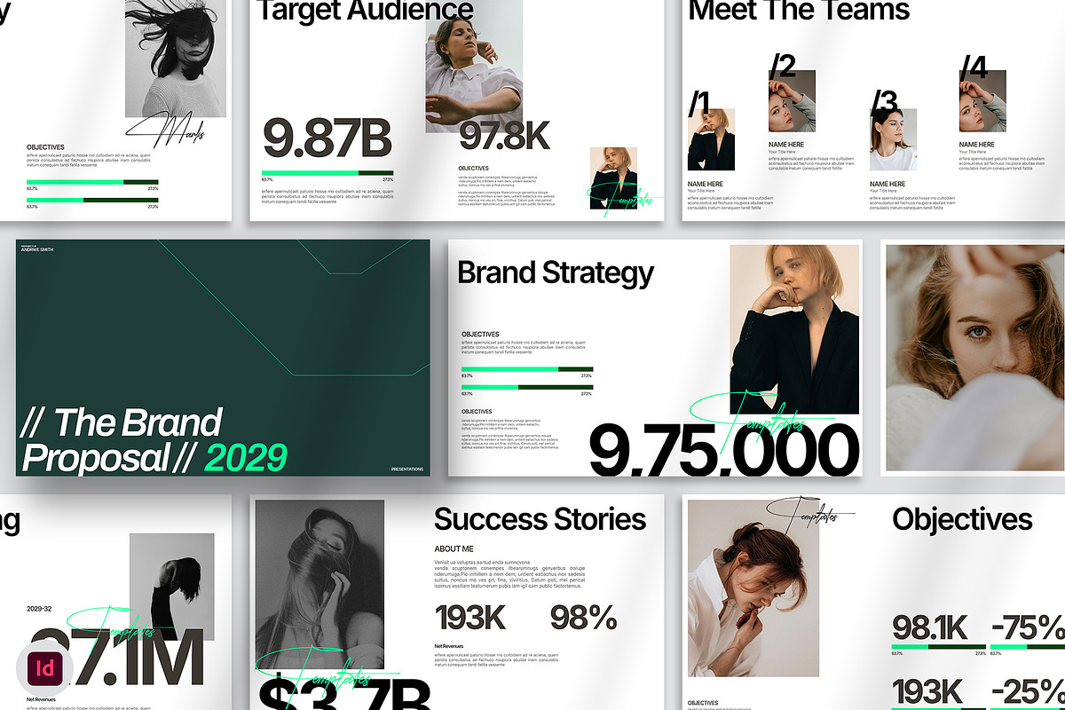 Brand Proposal Presentation Template, a Presentation Template by Oriofix (Photo 1 of 9)