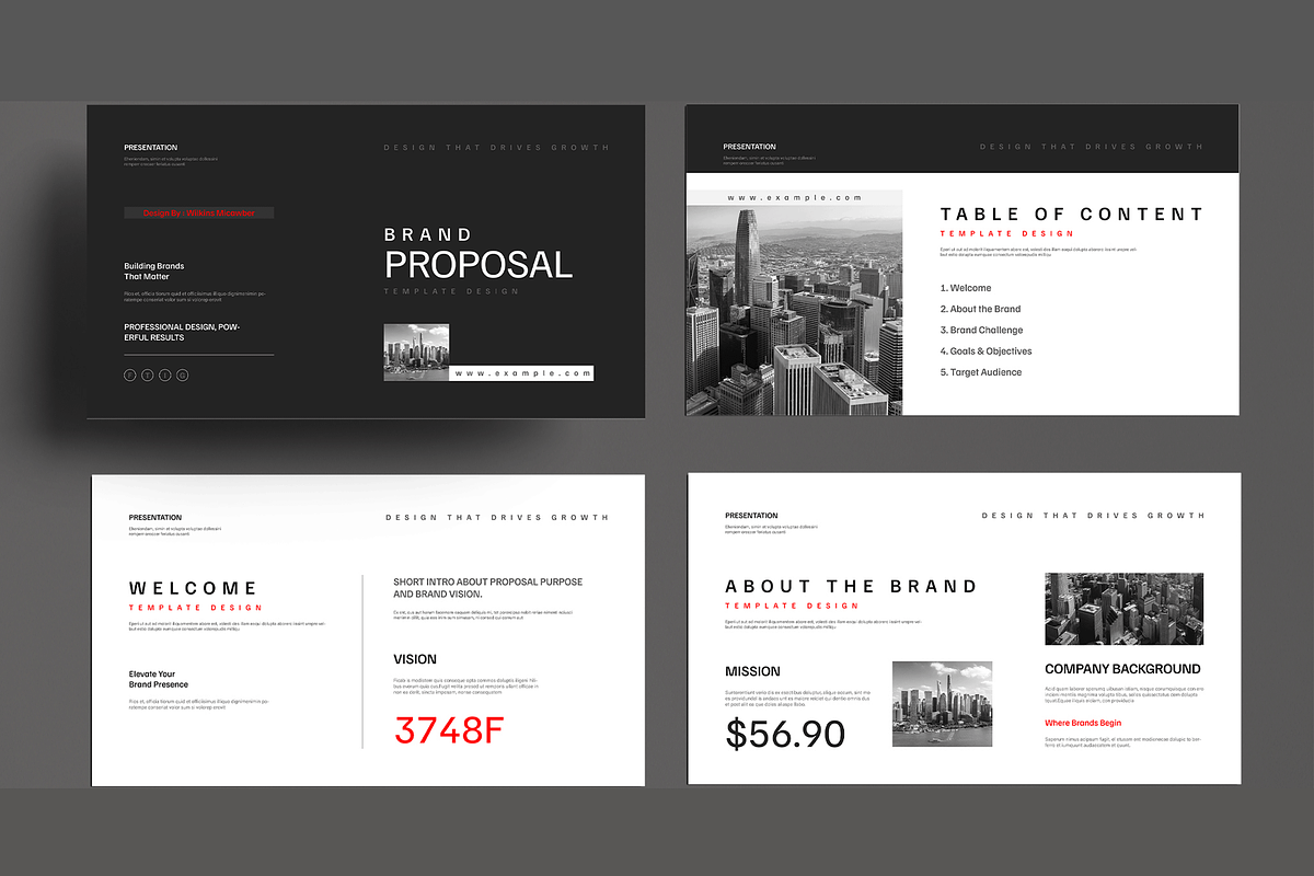 Brand Proposal Business Presentation, a Presentation Template by MightyDesign (Photo 2 of 7)