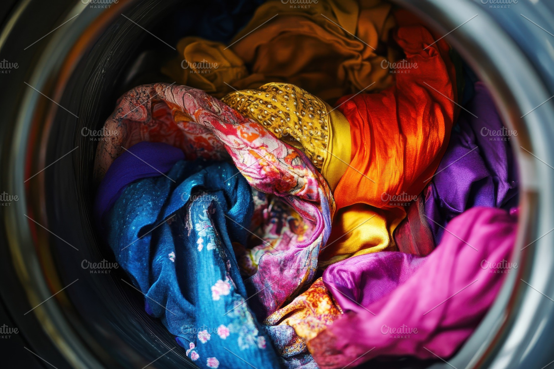 Colorful collection of clothes spin, a Photo by Pavel_design