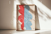 Leaning Frame Mockup | DIN A PSD, a Household Mockup by momomockps (Thumbnail 10 of 10)