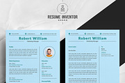 Bold Color Resume for Designers, a Resume Template by ResumeInventor (Thumbnail 2 of 5)