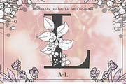Floral Vector Monograms, an Object Graphic by Free-PSD-Templates (Thumbnail 2 of 4)