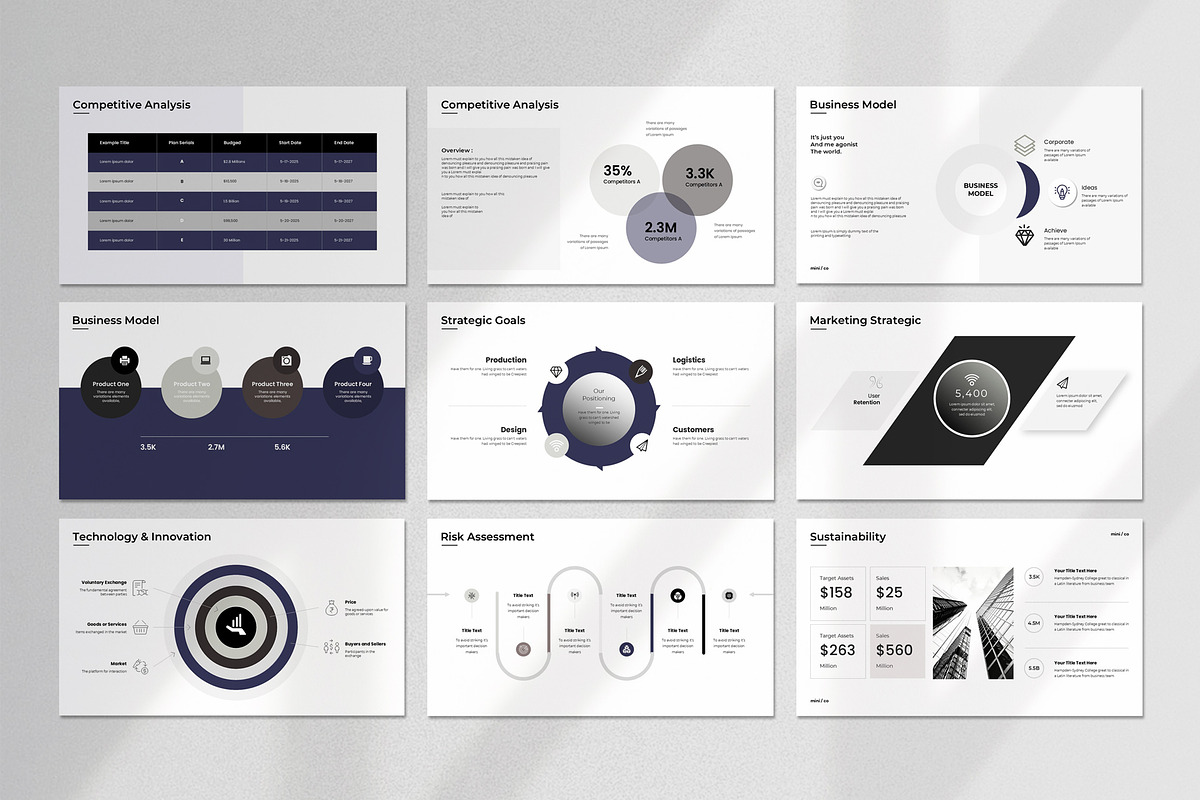 Minimal Presentation Template, a Presentation Template by Aura Agency (Photo 9 of 11)