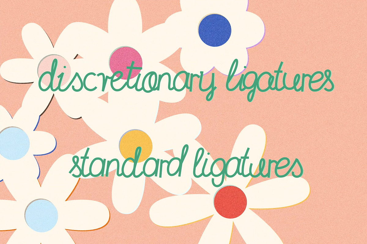 Animated Font - Heavenly Milo, a Script Font by ana & yvy (Photo 6 of 8)