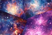Seamless Galaxy Background, a Background Graphic by AdriOP (Thumbnail 2 of 3)