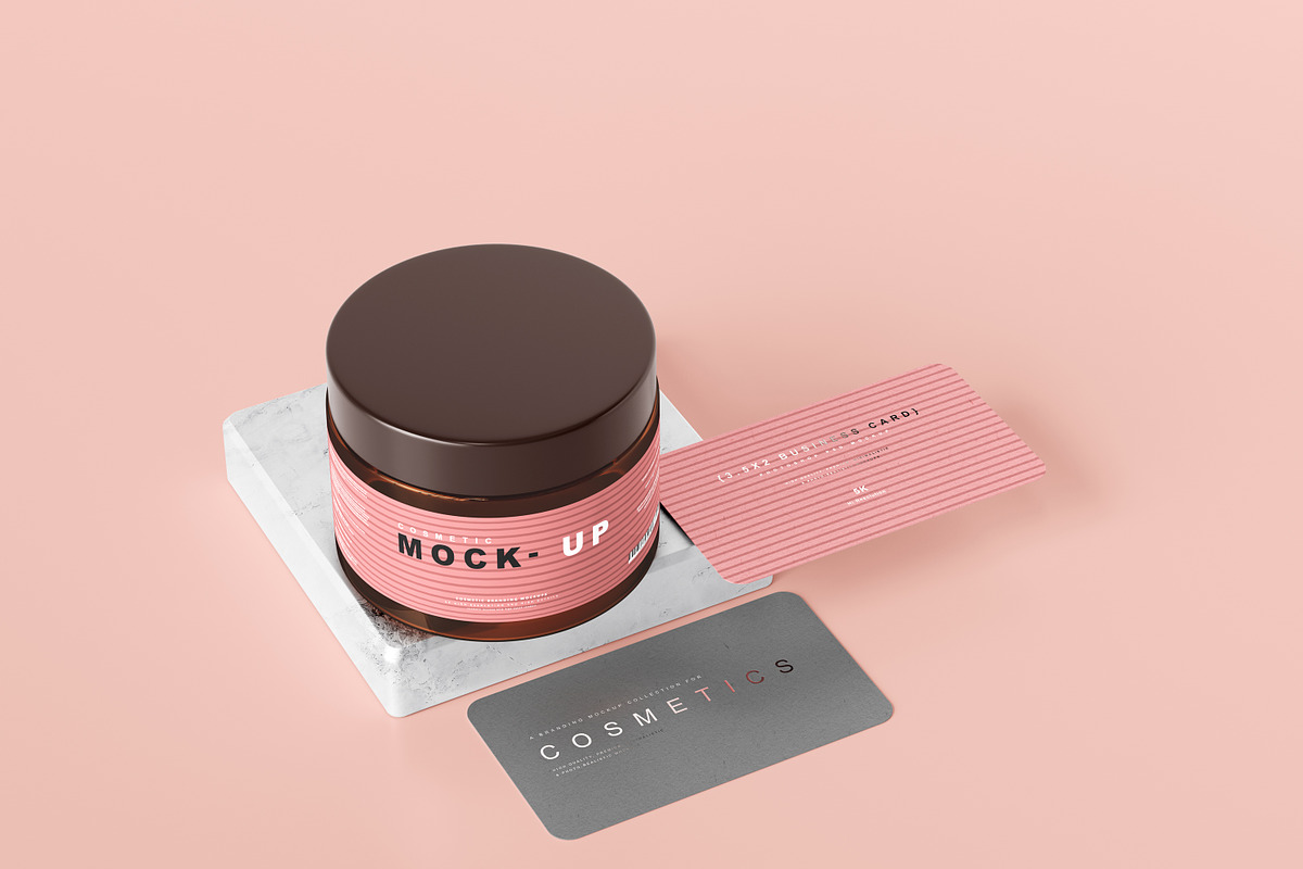 250+ Cosmetic Branding Mockup Bundle, a Cups & Container Mockup by pmvch (Photo 140 of 273)