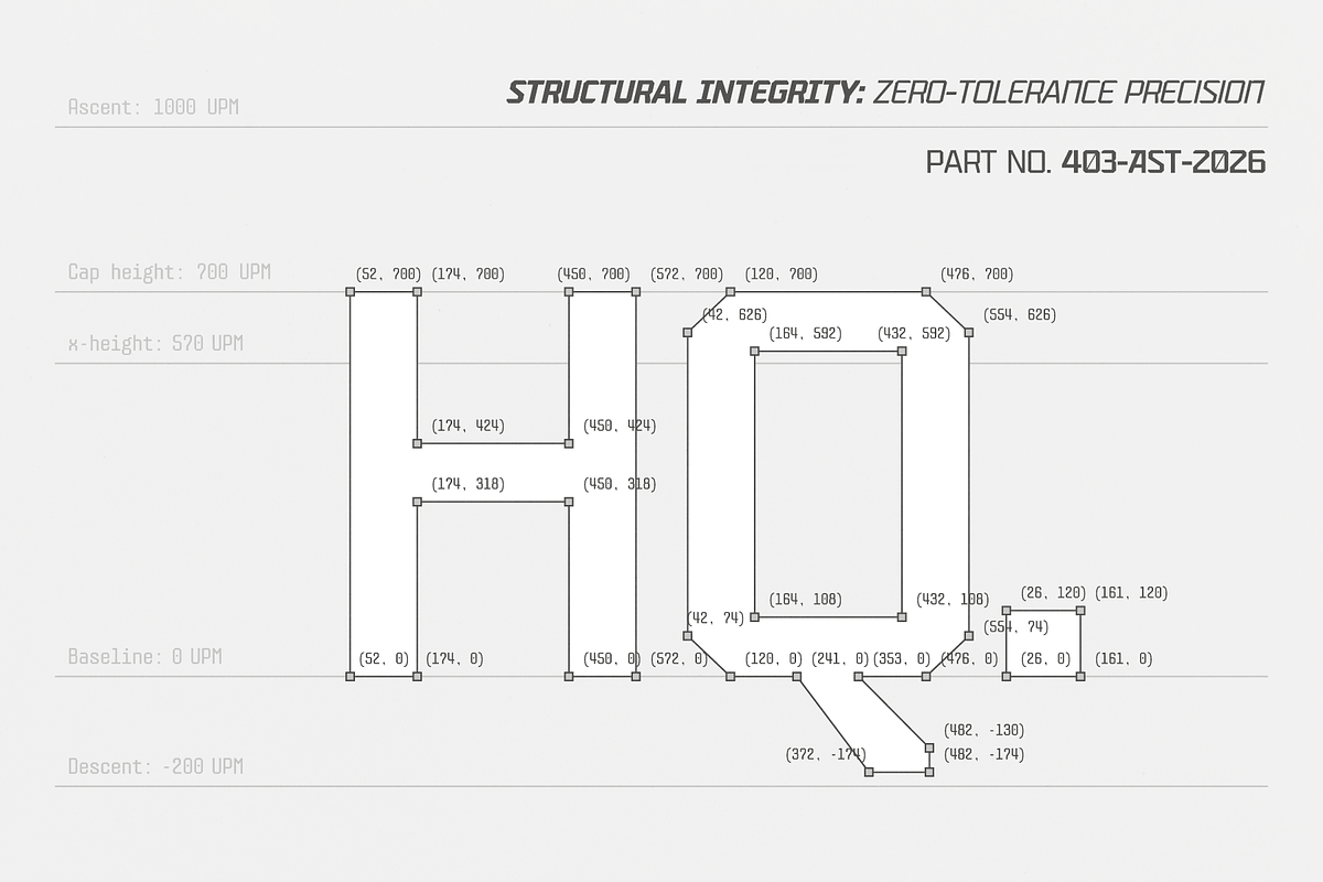 403 Astona - Techno Sans Display, a Sans Serif Font by 403 Type Foundry (Photo 9 of 11)