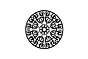 Mandala Circle Ornament Vector Bundl, an Illustration by Gaye Art (Thumbnail 15 of 51)