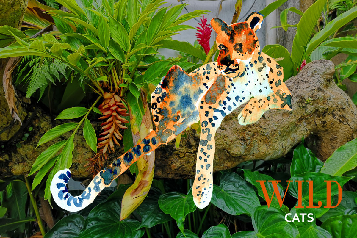 Watercolor WILD cats, an Animal Illustration by Anastasia (Photo 5 of 13)