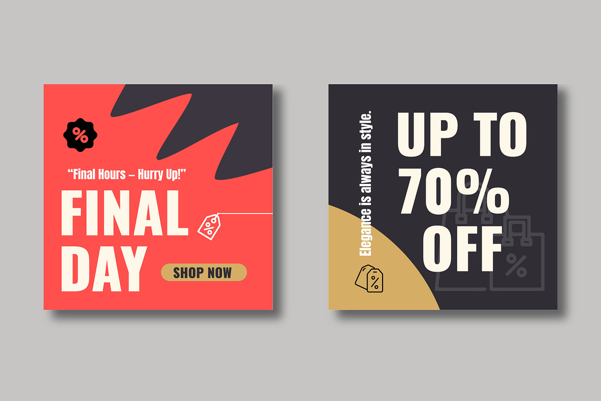 Modern Black Friday Social Media, a Social Media Template by MightyDesign (Photo 4 of 8)
