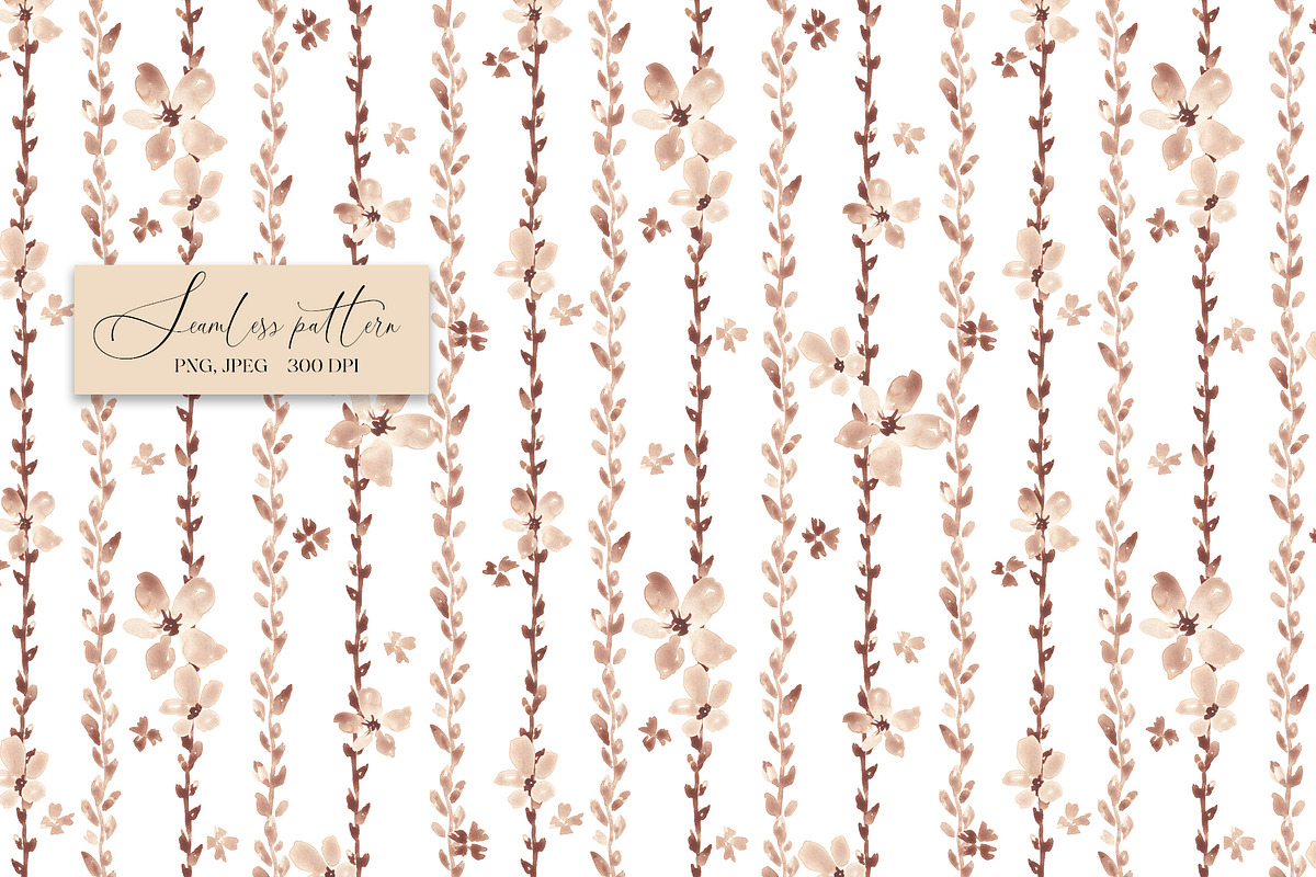 Cute floral seamless pattern, a Pattern Graphic by SirenaArt (Photo 3 of 13)