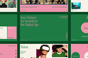 Digital Agency Pitch Deck Template