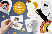 Cats and Rainbows Graphic Pack, an Animal Illustration by Gulnara Sabirova (Thumbnail 10 of 17)