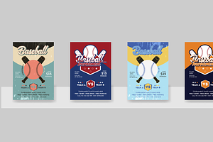 Baseball Flyer Design Template