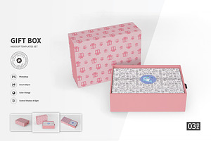 Gift Box - Mockup Vol.02