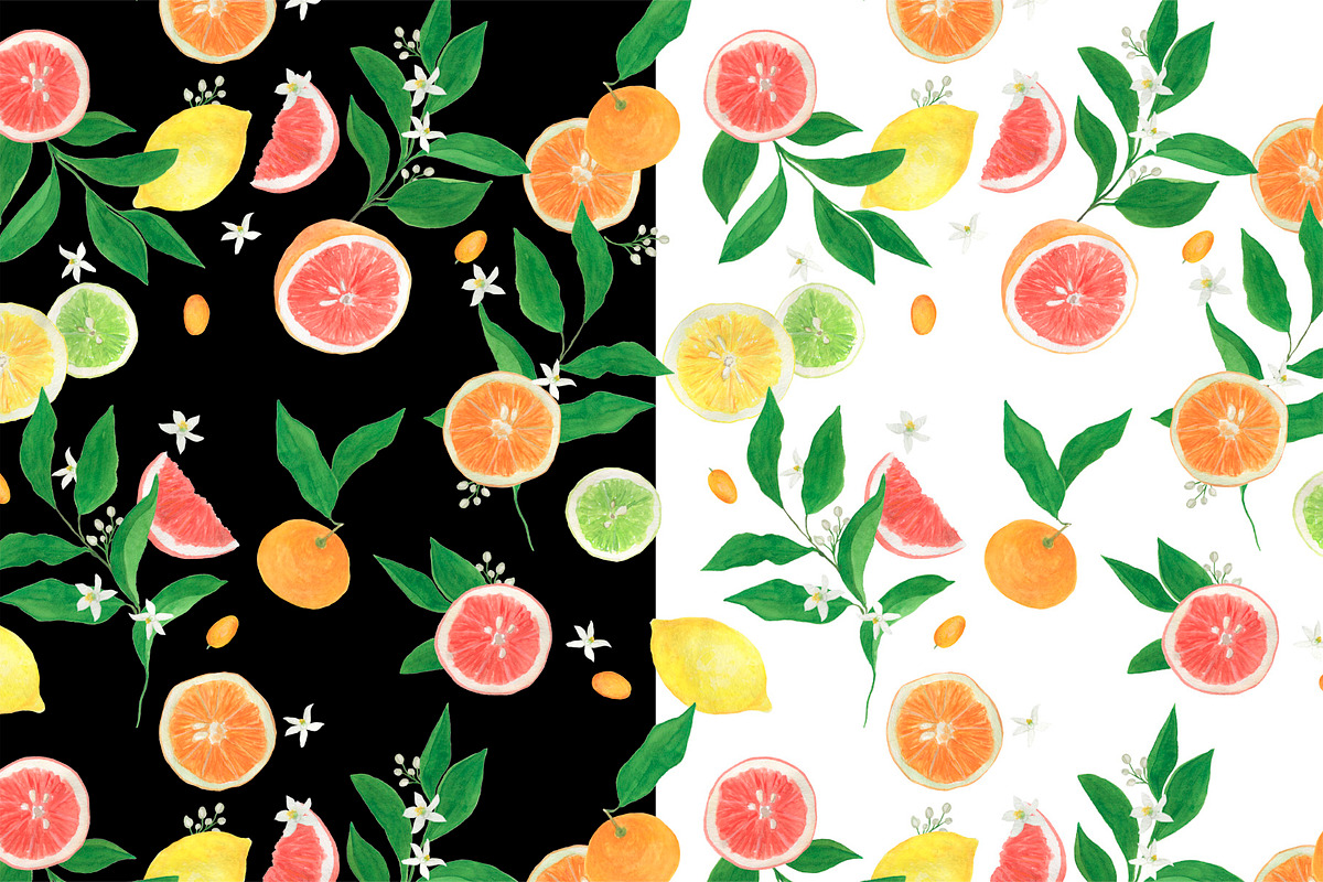 Citrus collection, a Pattern Graphic by ramika (Photo 4 of 9)