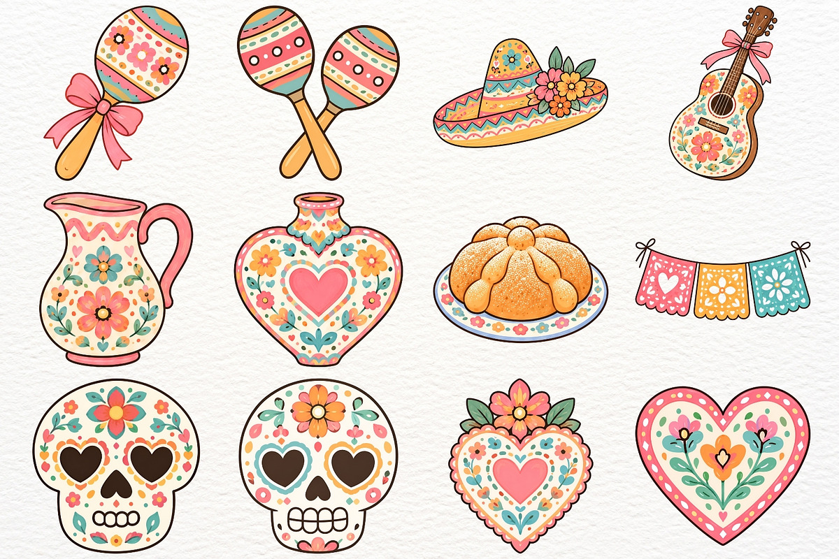 Dia de los Muertos Silly Goose PNG, a Seasonal Illustration by SugarCloudStudioArt (Photo 5 of 6)