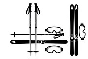 collection of Winter Ski Silhouette, an Illustration by Amazin_art (Thumbnail 19 of 33)