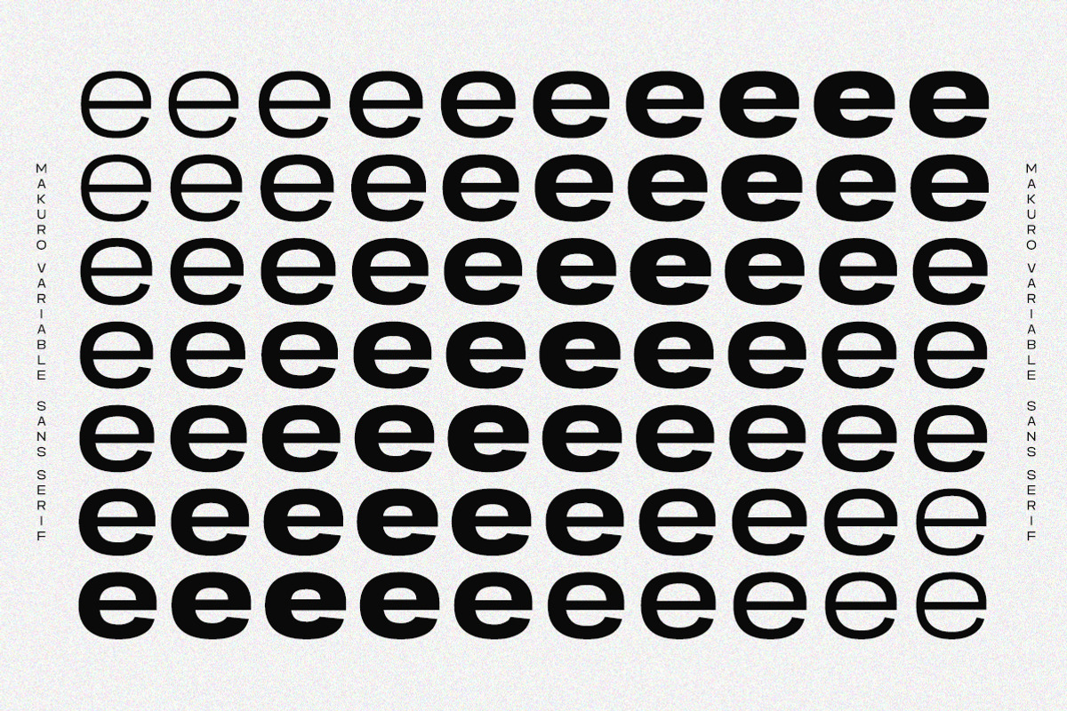 Makuro - Variable Geometric Font, a Sans Serif Font by Typeskets (Photo 9 of 12)
