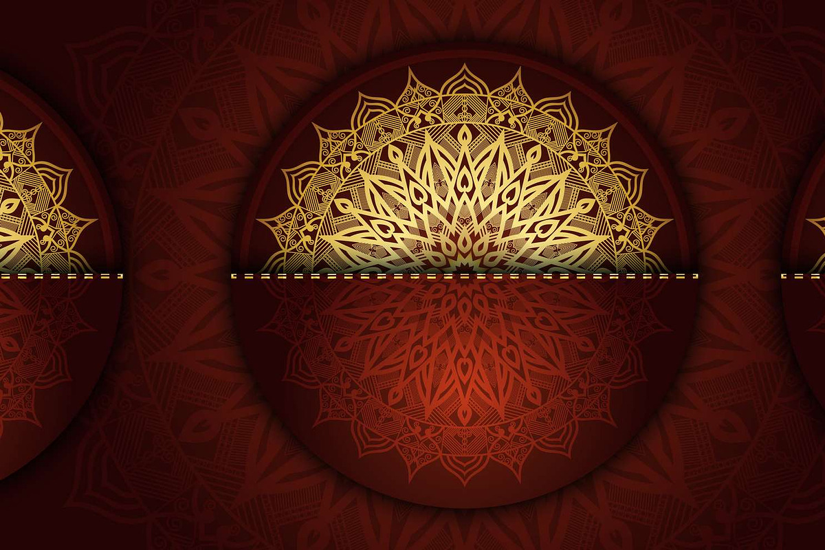 560+ Mandala Design Mega Collection, a Decorative Illustration by NJ Himel (Photo 148 of 289)