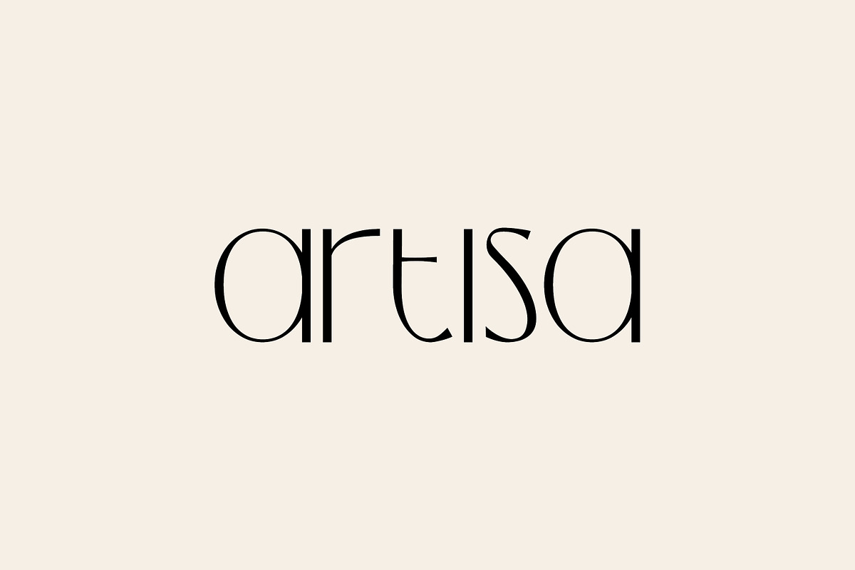 Artisa elegant font, a Sans Serif Font by elvinova (Photo 1 of 14)