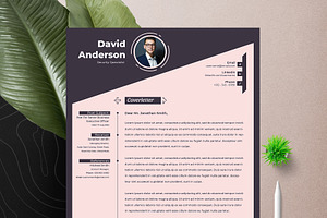 Modern Resume Cv Template Word Pages