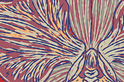 Orchid Floral Retro Botanical Flower, a Pattern Graphic by NayaChu (Thumbnail 8 of 9)