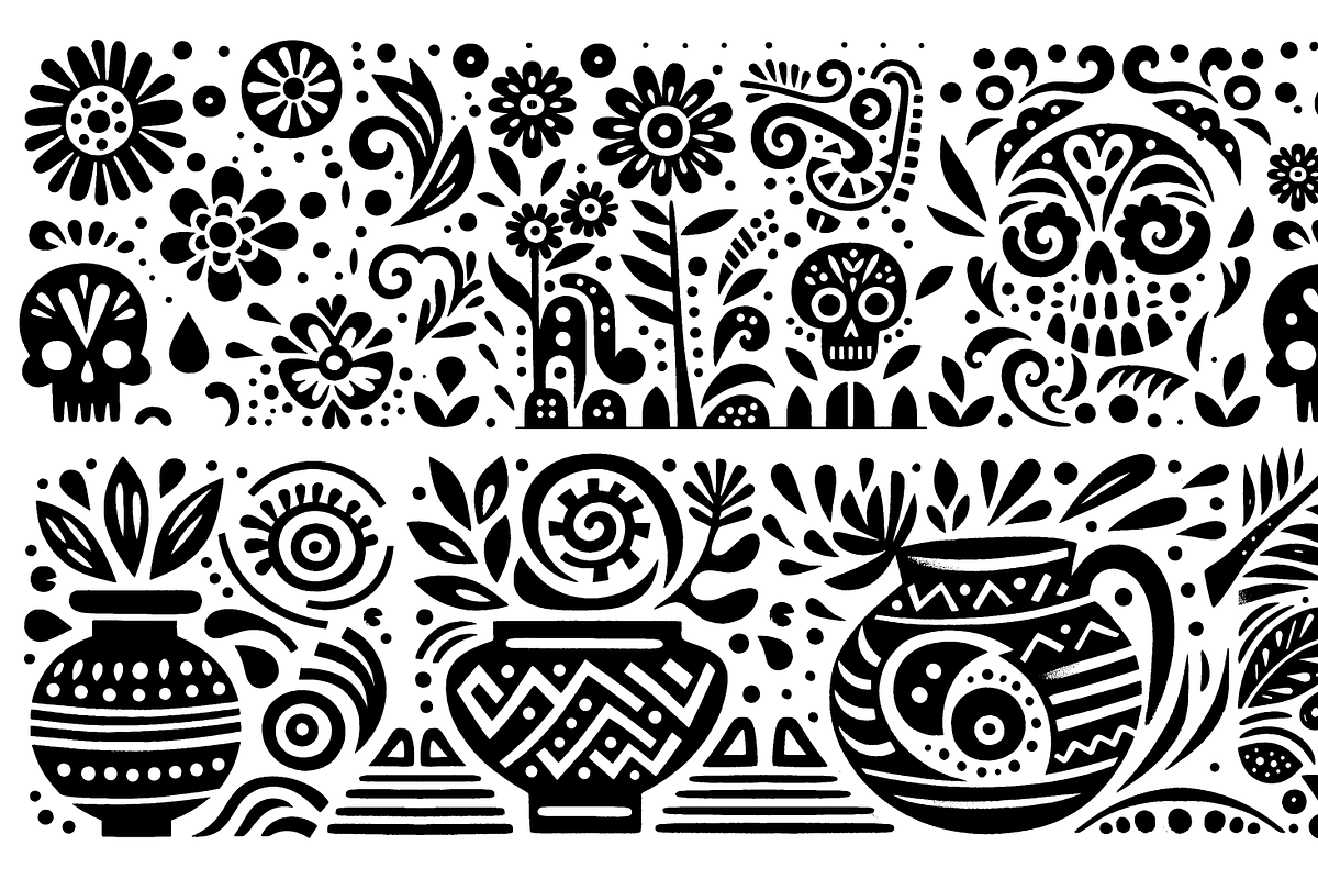 Vintage Culture Dance Folk Art, a Decorative Illustration by devastd (Photo 27 of 28)