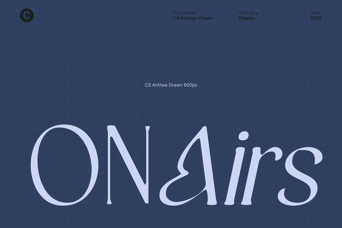 CS Anthea Drawn, a Serif Font by Craft Supply Co. (Photo 4 of 8)
