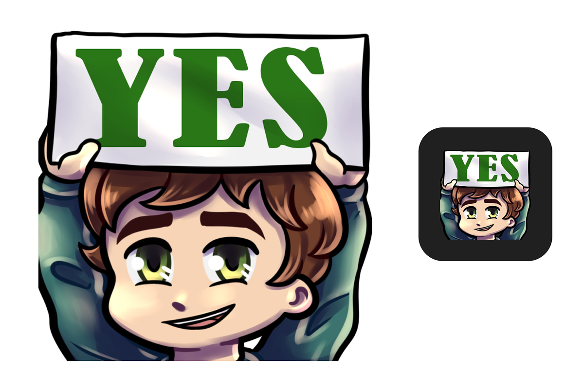 12 Brown Hair Chibi Boy Emotes, an Illustration by Custom Fonts & Patterns (Photo 4 of 12)