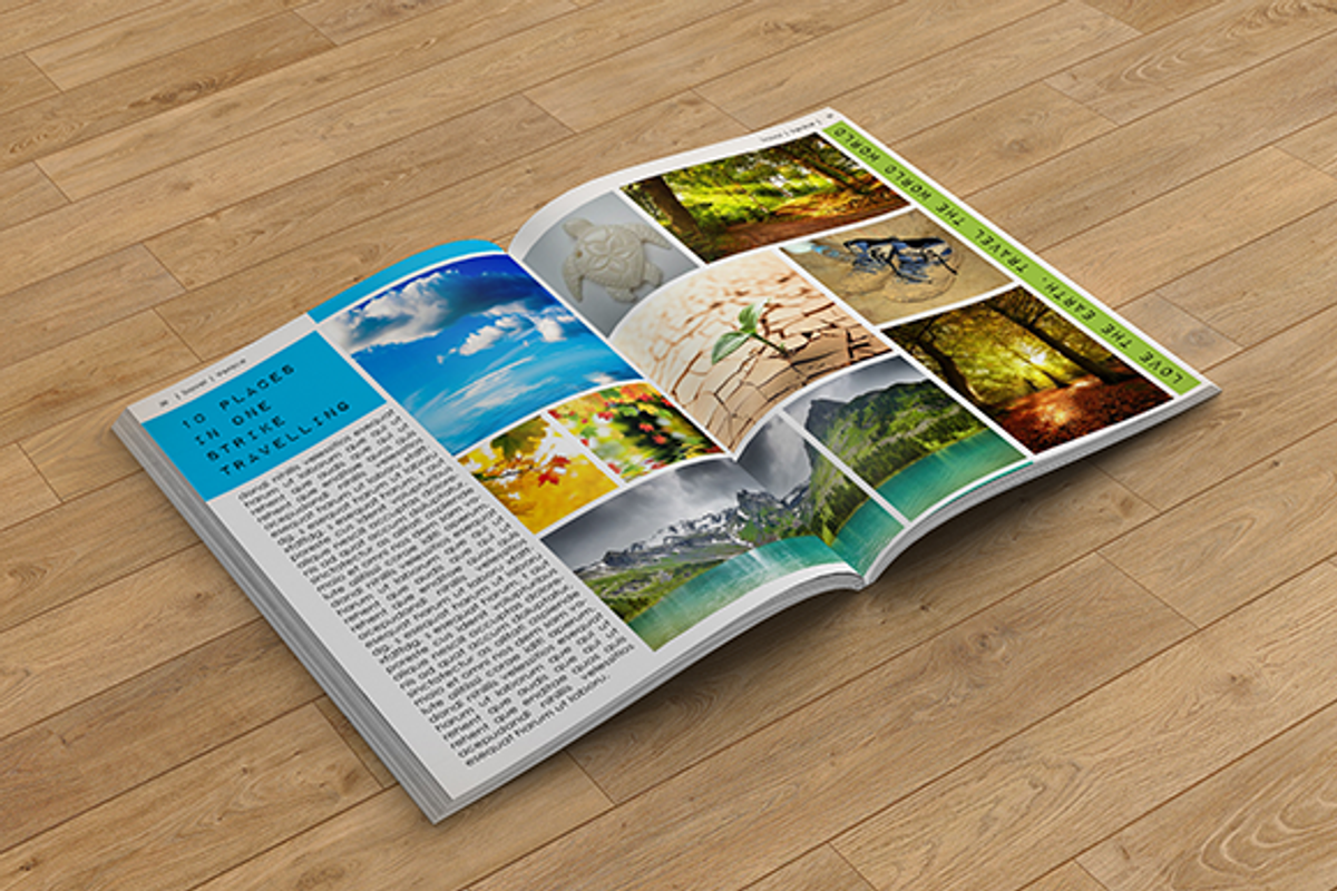 Travel Adventure Magazine, a Magazine Template by Incools (Photo 5 of 5)