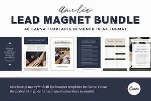 Lead Magnet Template Bundle - Canva