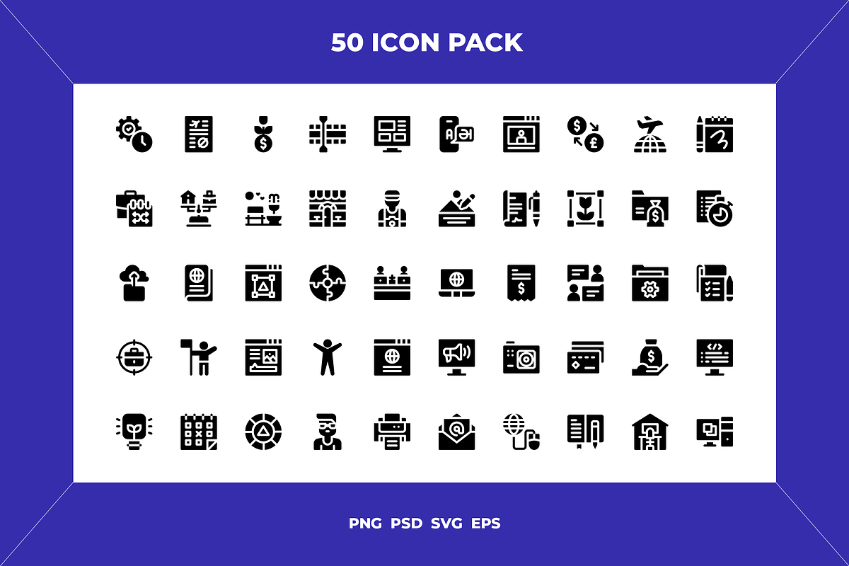 Freelance icons, an Outline Icon by Wencory (Photo 1 of 2)