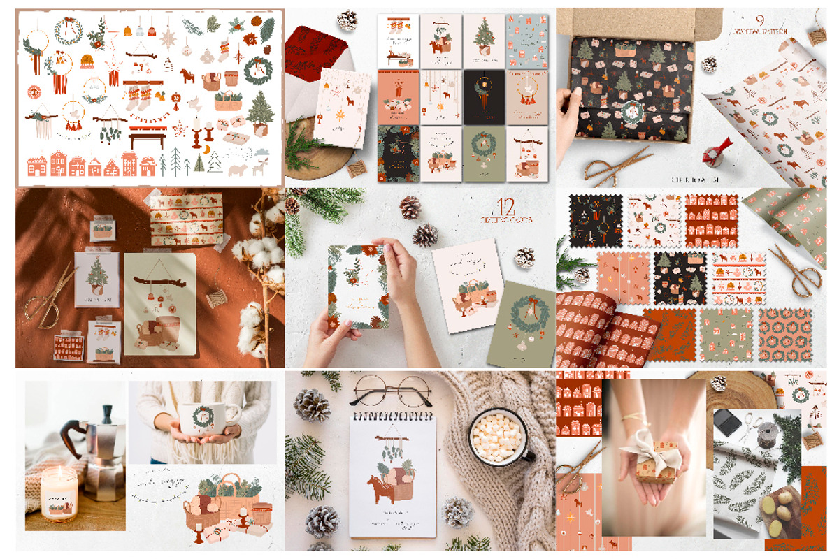 BIG Christmas BUNDLE, an Animal Illustration by Mio Buono (Photo 13 of 25)