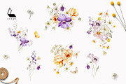 4-in-1 Watercolor Floral Bundle 02, an Illustration by Karma (Thumbnail 29 of 34)